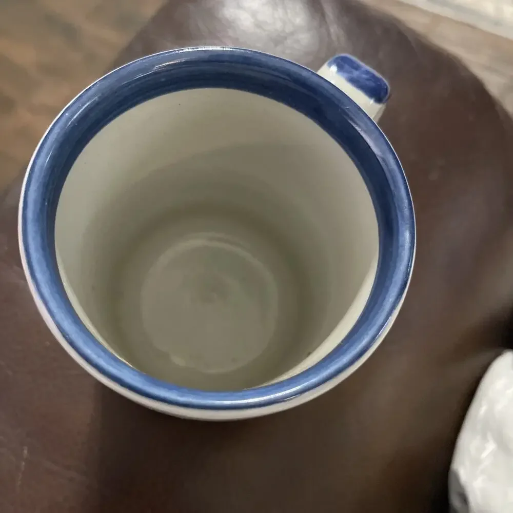 Louisville Stoneware Kentucky Wildcats Mug ALS White/Blue